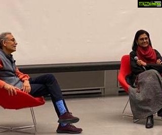 Nandita Das Instagram - Had a fabulous screening @MIT - not an easy feat to fill a 550 seater hall on a weekday night! So happy to see it packed! Thank you all who came from @MIT, @Harvard and @Tufts campuses and also to the relatives and friends who came. Post screening Prof. Abhijit Banerjee triggered a deep conversation about class and socio-economic implications of the gig economy and anxieties around growing unemployment. Always great to be back on the MIT campus. Thanks Anantha Chandrakasan, dean of Engineering, for inviting me yet again. And this time missed you, Philip S Khoury. #Zwigato