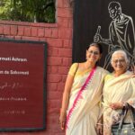Nandita Das Instagram - This morning my mother and I were at the Sabarmati Ashram. Perfect place to be on the new year. it was the release of a book on Mahadev Desai. So much of what we know about Gandhi is thanks to his personal secretary, frontline reporter and confidant, Mahadevbhai. They were inseparable for the 25 years he was with Gandhi. Such a privilege to listen to the author Nachiketa Desai about his grandfather. The other experts also shed light on the role Mahadevbhai played in chronicling those times. Couldn’t have wished for a more reflective and inspirational start to 2023. #gandhi #mahadevdesai #sabarmatiashram