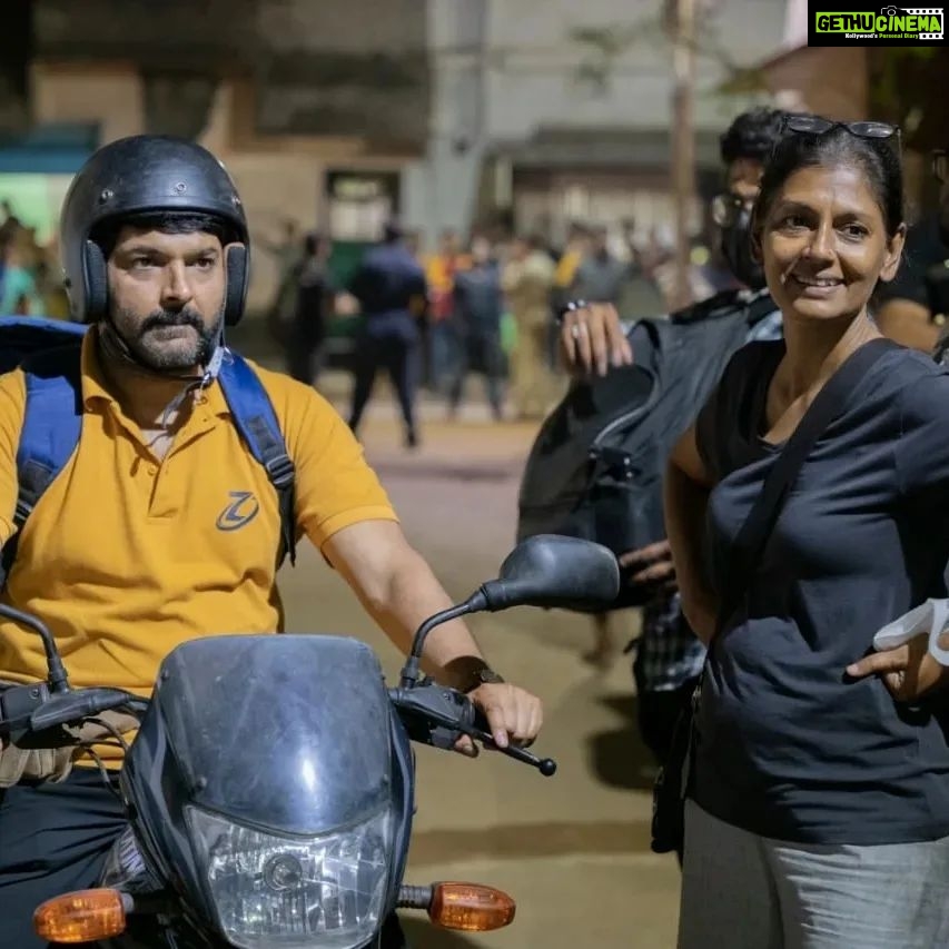 Nandita Das Instagram - As we run from one city to another to spread the word about #Zwigato and gather all the love it’s getting, here are moments from this time last year. Time flies and how! #ZwigatoOn17thMarch @kapilsharma @shahanagoswami @sameern @applausesocial #bhubaneswar