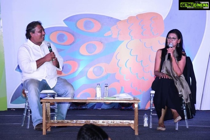 Nandita Das Instagram - Had such a fun and engaging evening with audiences that were between 5 and 80yrs! Their varied questions pushed me to think beyond my impulses. Thank you @sujitbakul and @bhufesto2023 for ending your story telling festival with my session. @bakul_foundation #Bhubaneswar