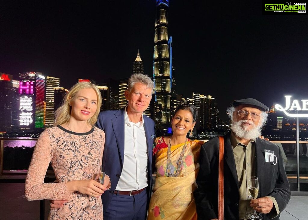 Nandita Das Instagram - Watching films, agreeing and disagreeing, bonding, doing interviews, meeting other filmmakers…all that’s come to an end. Today was an exploring the city day. But told you I will be slow. So for today’s magical evening, you will have to wait till tomorrow. Good night! @shanghaiinternationalff