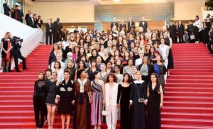 Nandita Das Instagram - It seems like my post about Cannes has sparked an unintended debate! It’s amusing how a spontaneous sharing of thoughts and throwback images was perceived to be ‘a dig'! Pointing fingers is a pointless exercise. Things are often more nuanced than we think they are. At such events, men have far less pressure about how they look. They can repeat their tuxedos, and no one will know or care. Whereas women have a much greater burden of looking beautiful, sexy, regal, stylish, stunning, unique etc. etc. Blaming them is overlooking the role each of us plays in perpetuating this disproportionate pressure. The celebrities, the festival, the media and us viewers and readers…we are all complicit. 
Please read my posts for what they are and not what you think is between the lines! I dislike sitting on judgement just as much as I don’t like to be judged for my choices. Nuances are often lost in short-form communications. For instance, I should not have written that the festival is about films because it is also about conversations and collaborations between filmmakers, storytellers, producers, technicians and film lovers. That was between the lines! 
A lot of the festival happens outside the Palais, in the informal spaces - in cafes and lobbies and on the Croisette and streets of Cannes. 
Over the years I have met some incredible minds and made friends that are going to last a lifetime. There is a reason why such events are called ‘festivals’. And in festivals, people are meant to wear festive clothes! As long as we don’t limit ourselves to it or obsess about it, we are doing justice to such experience. 
I have never had a PR or a personal photographer. So here are some more Cannes candids with people I cherish, meeting and knowing. And memorable events like when 82 women who had a film in Cannes, walked the red carpet, demanding gender parity. @festivaldecannes #filmfestival