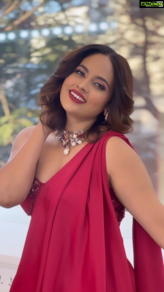 Nandita Swetha Instagram - How gorgeous 😍 beauty @nanditaswethaa ❤️ Outfit- @anyracouture Jewellery- @rentingstoli Hair - @jayanthivenkateshmakeover Vc- @ashore_preetham . . . . . . #reels #reelsvideo #makeupartist #makeupoftheday #beauty #nandithaswetha #nandithaswethaafc Sanjay Nagar