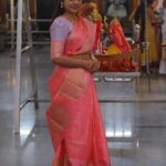 Nandita Swetha Instagram – Happy #shivarathri all 
.
#saree #homely #temple #festival