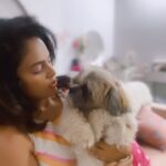 Nandita Swetha Instagram - My super model for the reel @withlovekushi . #meta 16 #reels #instareels