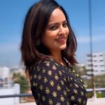 Nandita Swetha Instagram - Glimpse of my look from @prakash.sowmya #housewarming Dress from @theanarkalishop_official . #PrimeReels #meta 10