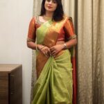 Nandita Swetha Instagram – Elegance personified🫶
Saree and blouse Deisgned by @viswanadham.keerthi ❤️

#temple #saree #nellore Sullurupeta, India