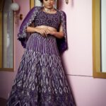 Nandita Swetha Instagram - 🍇🍇🍇🍇 . Shot by @photographer_ajay Outfit @anyracouture Makeup @makeup_by_rithureddy Hair @jayanthivenkateshmakeover Location - @makeup_by_rithureddy . #makeup #lehenga #photoshoot #purple #shoot #click #pose #studio #makeupatudio #actress #photooftheday #photography Bangalore, India