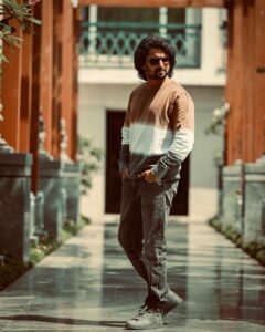 Nani Instagram - Chennai 🤎 #DasaraOnMarch30th 

Sweatshirt @westsidestores 
Jeans @diesel 
Shoes @westsidestores 
Stylist @neeraja.kona 
Asst stylist @meghanaa_ch 
Hair @hairbylalith 
Pics @sridharchadalawada