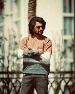 Nani Instagram - Chennai 🤎 #DasaraOnMarch30th 

Sweatshirt @westsidestores 
Jeans @diesel 
Shoes @westsidestores 
Stylist @neeraja.kona 
Asst stylist @meghanaa_ch 
Hair @hairbylalith 
Pics @sridharchadalawada