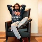 Nani Instagram - More from Mumbai 💙 #Dasara Sweatshirt @kenzo Jeans @diesel Shoes @nike Stylist @neeraja.kona Asst by @meghanaa_ch Hair @hairbylalith Photographer @sridharchadalawada