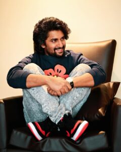 Nani Instagram - More from Mumbai 💙 #Dasara 

Sweatshirt @kenzo 
Jeans @diesel 
Shoes @nike 
Stylist @neeraja.kona 
Asst by @meghanaa_ch 
Hair @hairbylalith 
Photographer @sridharchadalawada