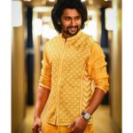 Nani Instagram - Wish you all a happy HOLI 🎉 Dharani from Mumbai :) #Dasara Kurta @anitadongre Shoes @shutiqofficial @noonoo.in Stylist @neeraja.kona Asst by @manogna_gollapudi @meghanaa_ch Hair @hairbylalith Photographer @sridharchadalawada