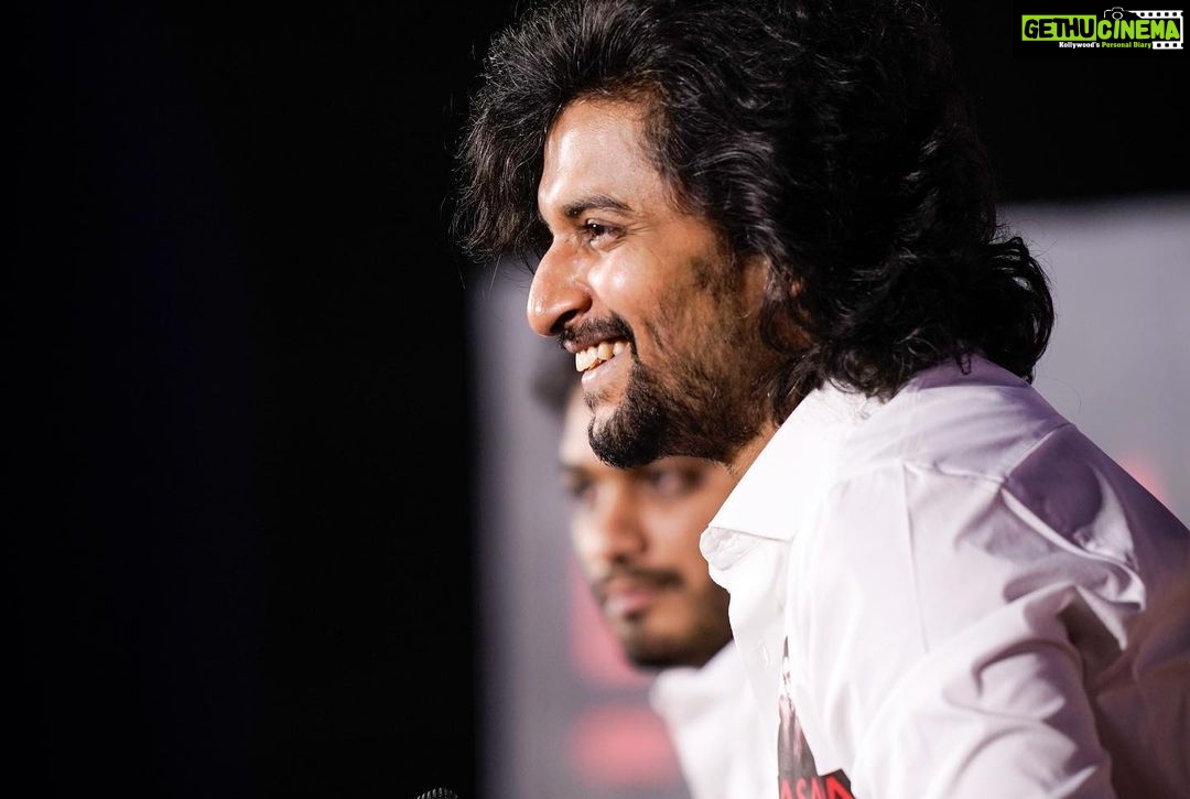 Nani Instagram - All about yesterday :) #OriVaari song launch 💔