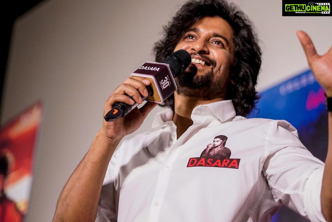 Nani Instagram - All about yesterday :) #OriVaari song launch 💔