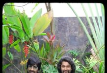 Nani Instagram - #Dharani and #Raavana jamming ♥️ #DhoomDhaam #Dasara #Ravanasura