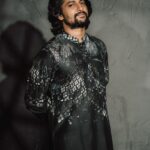 Nani Instagram - Kaala 🖤 In @rohitgandhirahulkhanna Stylist @neeraja.kona Cam @adrin_sequeira #Dasara