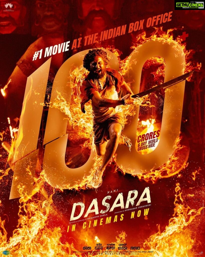Nani Instagram - Our effort. Your gift 🙏🏼 Cinema wins ♥️ #Dasara