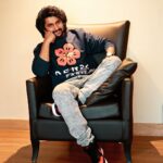 Nani Instagram - More from Mumbai 💙 #Dasara Sweatshirt @kenzo Jeans @diesel Shoes @nike Stylist @neeraja.kona Asst by @meghanaa_ch Hair @hairbylalith Photographer @sridharchadalawada