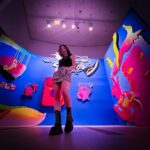 Narelle Kheng Instagram - Sneakers — the gateway item to subculture 👟 and of course I wore boots …. 🫠 Left Sneakertopia feeling saturated and proud!! We were asked what our favourites were and everything that came to mind were all the local pieces 🖤Bold, bright and big in my heart !!! Reminded me of how special it is to feel seen in art💖 Absolutely favs, (p5)@skl0 king of subtext and layers, so much packed into this “A Myna Rebellion” and still cute af. (p2)@tobyato always adorbs, never thought I’d want the classic lion entryway till now. If I had that I’d feel so kewl 😬 (p3)@josiahchua !! Ur mind.. I just… 😱(p3)@aeropalmics I want to live in your world. (p7)@tellyourchildren the coolest kittykats 😎 Check out Sneakertopia at ArtScience Museum till 30 July 2023. Super well curated experience of the culture, entertainment, art and history surrounding sneaks! JJ Lin’s personal collection of limited ed shoes that apparently he wears (no sniffing allowed) and the best merch store 😖 @artsciencemuseumsg #SneakertopiaASM #ArtScienceMuseum