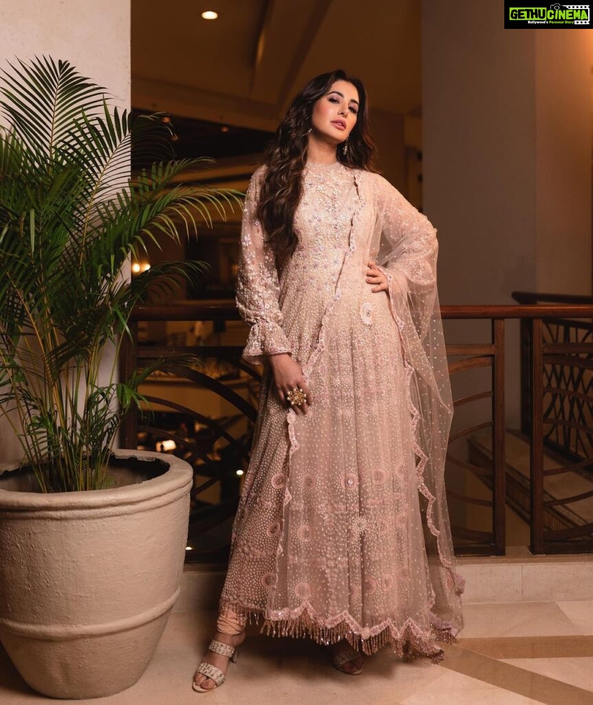 Nargis Fakhir Instagram - Be an angel to someone else when ever you can, as a way of thanking God for the help your angels have given you ! 👼 💜 . . . . . Manager @mahakbrahmawar Hair @shefali_hairstylist.81 Mua @makeup.yasmin Outfit : @taruntahiliani Shoes : @paioshoes Jewellery : @karishma.joolry Photographer : @thetiltedlens Styling @eshaamiin1 Spot Umesh