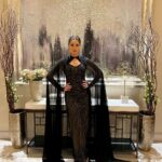 Nargis Fakhir Instagram - 🖤 . . . . . . . Wearing @menatalalofficial Styled by @alliaalrufai Manager @mahakbrahmawar Downtown Dubai