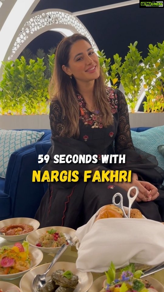 Nargis Fakhir Instagram - 59 Seconds With Bollywood Star @nargisfakhri ! 😍 . . . . . . . #nargisfakhri #bollywood #iftar #dubai #celebrity #dubailife #curlytales #curlytalesme #rapidfire