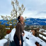 Nargis Fakhir Instagram - Wanted to see snow. So I went to see snow. ❄️ @lecrans . . . . . . . #travel #snow #luxury #cozy #spa Switzerland