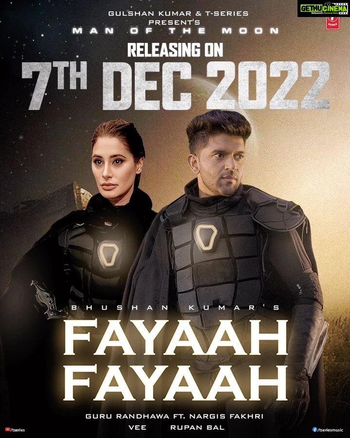 Nargis Fakhir Instagram - Cannot wait for you to enter the Superhero’s Universe with us! #FayaahFayaah from #ManOfTheMoon releasing on 7th December 2022. Stay tuned.   #tseries @tseries.official #BhushanKumar @gururandhawa @officialveemusic @rupanbal