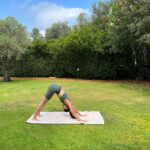 Nargis Fakhir Instagram – Happy international yoga day! 🧘🏻‍♀️ 
Good for the mind body & soul. Sardinia