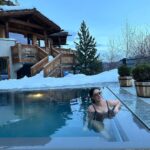 Nargis Fakhir Instagram - Wanted to see snow. So I went to see snow. ❄️ @lecrans . . . . . . . #travel #snow #luxury #cozy #spa Switzerland