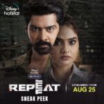 Naveen Chandra Instagram - A 'Novel' crime thriller, #Repeat will be streaming from August 25 on @DisneyPlusHSTel. Here’s a sneak peek at what’s in store for you 👀 #RepeatOnHotstar #DisneyPlusHotstarMultiplex @naveenchandra212 #AchyuthKumar @madhoo_rockstar @smruthivenkatofficial @mimegopi_off #SatyamRajesh #Pooja @sudharshan_actor @actress_naveena_official @kaaliactor @directorarvindh @p.g.muthiah @ghibranofficial @stunner_sam