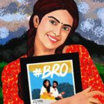 Naveen Chandra Instagram - Thank you for the lovely gesture!! @aaaran_arts Sisters are the best friends for lifetime 😇 Prompt: Friendship by @dreamergull @soni_artooning 🤗 Reference from #bromovie @avikagor @naveenchandra212 #Cqchallengejune #cqchallengebydreamergull #aaaran_arts #happiness #smile #musicalinstruments