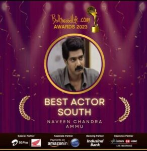 Naveen Chandra Instagram - Hournered and privilege to receive Best Actor south Award #ammu @hindibollywoodlife Thank you and it's overwhelming , gratitude and greatful. And Happy to share this news. Technically my first award in my career. Thank you 🙏. Hournered and privilege !! @ksubbaraj @StoneBenchers #KalyanSubramaniam @kalyanshankar @Kaarthekeyens @charukeshsekar @aishu__ @actorsimha @apoorva_shaligram @primevideoin Surprised!!! @hindibollywoodlife Zee’s Bollywood Life, in their 2022 awards, would like to honour you with Best Actor Award for Ammu in OTT category. #BLAwards2023 #BollywoodlifeAwards #BLAwards