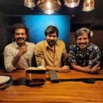 Naveen Chandra Instagram - Good vibes. Good time ! A night to be remembered!! Something crazy is coming!!! @krishdayal @kanna__ravi