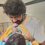 Naveen Chandra Instagram – Me and orma ❤️ Blessed with a baby boy 👶 ❤️!!!