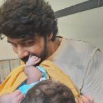 Naveen Chandra Instagram – Me and orma ❤️ Blessed with a baby boy 👶 ❤️!!!