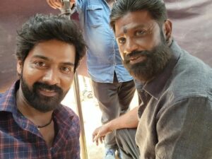 Naveen Chandra Instagram - Thank you anna. It was  a great moments while shooting with you on sets of #veerashimhareddy .Fan of your work #Duniya film .I watched at ballari Uma theater 3 times .A fan boy moment. You are such a humble nd kind from heart ❤️ My mother was so happy to meet you 🙏🏻@duniyavijayofficial