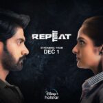 Naveen Chandra Instagram - When fiction turns to action🧐 Are you ready to unwrap the mystery? #RepeatOnHotstar premieres December 1. @naveenchandra212 #AchyuthKumar @madhoo_rockstar @smruthivenkatofficial @mimegopi_off #SatyamRajesh #Pooja @sudharshan_actor @actress_naveena_official @kaaliactor @directorarvindh @p.g.muthiah @ghibranofficial @stunner_sam