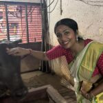 Navya Nair Instagram – Lakshmikutty , krishna , rama … 
Uduppi goshaala … ❤️