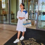 Navya Nair Instagram - The grace , faith , love and power of God will uplift you to greater heights.. Clicks by @cloudvrush @palazzoversacedubai