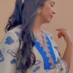 Navya Nair Instagram - In blue and white, I find delight, A soul dancing in the spotlight. Stories told, emotions unfold, A canvas of dreams, my heart behold. #ActressInBlue #DelightfulAttire #ShineBright Styled @rn.rakhi MUA @makeupby_nami_ Wearing @prashantchouhandesign Jewellery @desicallyethnic Styling assistant @susaaani_ Photography @_mr_photoman_ @cameramanweddings_