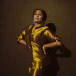 Navya Nair Instagram - The golden spell Styled @rn.rakhi Wearing @shopcultmodern .. HMU @femy_antony__ Styling assistants @susaaani_ Photography @kadhak_ Retouch @theprincenthem #metallic #lookbook