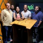Navya Nair Instagram - Dubbing @jaanakijaanemovie @director_aniesh_upaasana @scube_films Vismaya ariesplex studio #dubbing #movie #loveforcinema #actors life