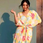 Navya Nair Instagram - Glowing in my floral overdose 💛 #mazhavilmanorama #glowup Styled by @rn.rakhi MUA @styledby_nami Styling assistant @susaaani_ . Garment @saltstudio Jewellery @tangerinebiojewelry