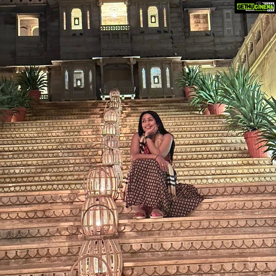 Navya Nair Instagram - Jaisalmerš¤©.. @suryagarh Suryagarh Jaisalmer