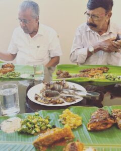 Navya Nair Instagram - Happy birthday to the honourable CM .. for me (vijayan uncle ) .. May you live many more years with a lot of health and peace and happiness …