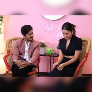 Nawazuddin Siddiqui Instagram - Shot today with Bhagwan of acting - Mr. @nawazuddin._siddiqui 
What a vibe and energy. Had super fun.
#DesiVibesWithShehnaazGill