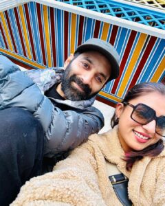 Nazriya Nazim Instagram - 🍊 🫒🌴

First post with this boy in 2023 ??🧐