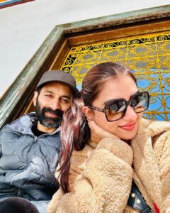 Nazriya Nazim Instagram - 🍊 🫒🌴

First post with this boy in 2023 ??🧐